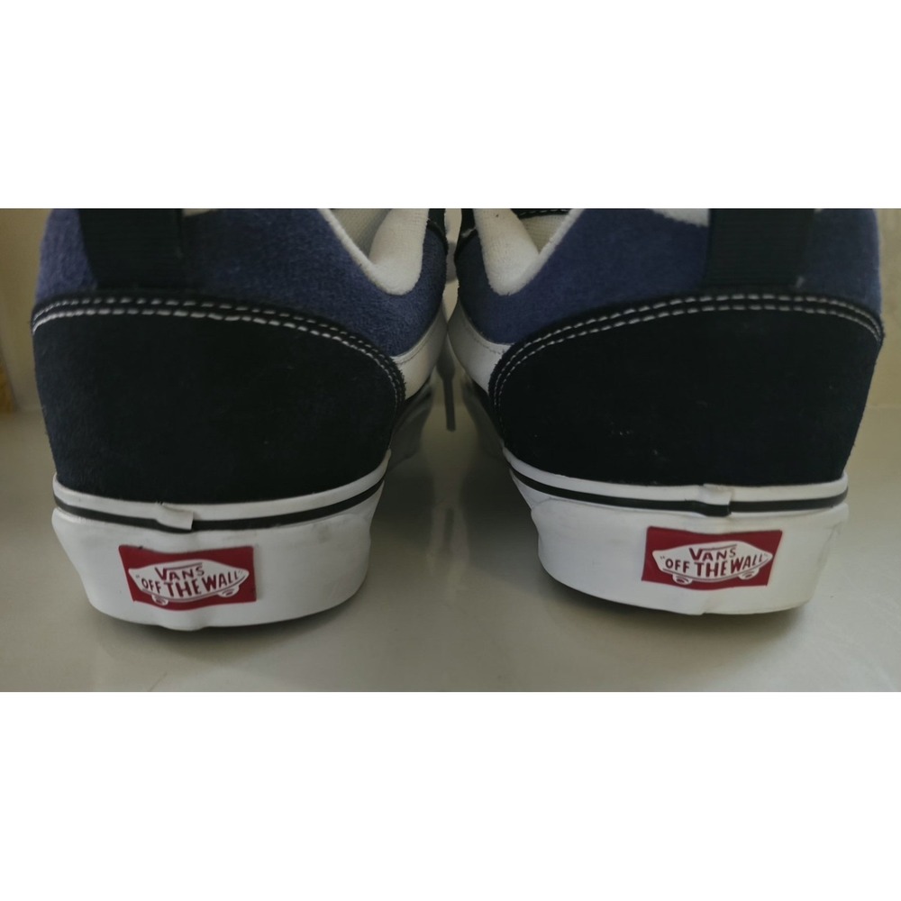 Vans Knu Skool Skate Shoes Blue White Men's Size 10.5 New Without Box - Picture 7 of 7